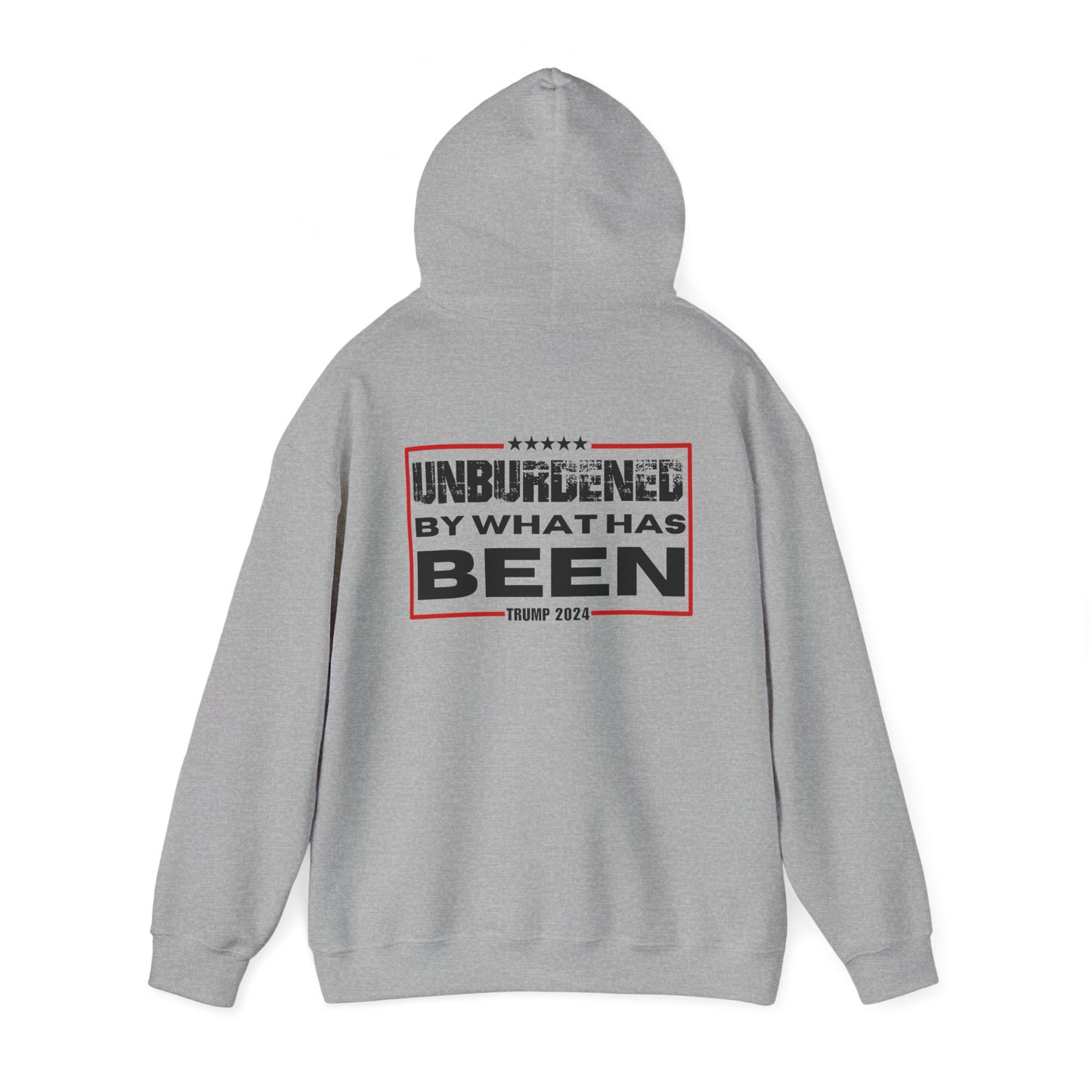 Unisex Heavy Blend™ Hoodie - 'Unburdened by What Has Been' - 2024 Statement Sweatshirt