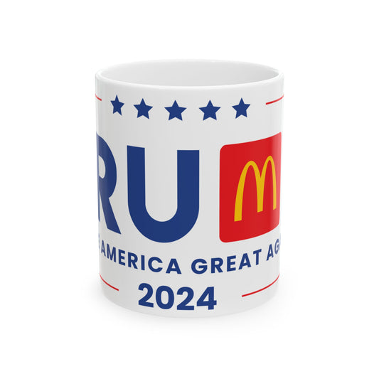 Trump 2024 Ceramic Mug- Perfect for Political Enthusiasts