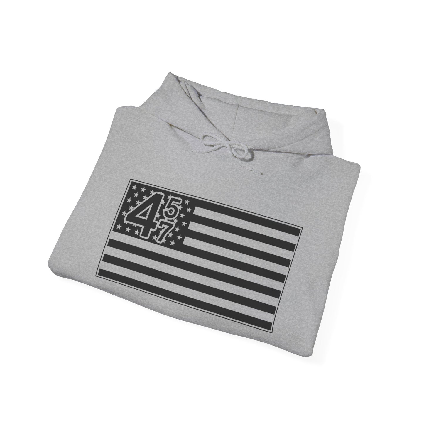 42 47 American Flag Hoodie - Unisex Heavy Blend Sweatshirt