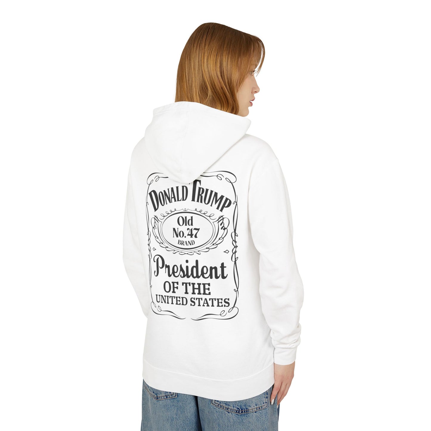 Donald Trump Vintage Unisex Lightweight Hooded Sweatshirt - Presidential Style