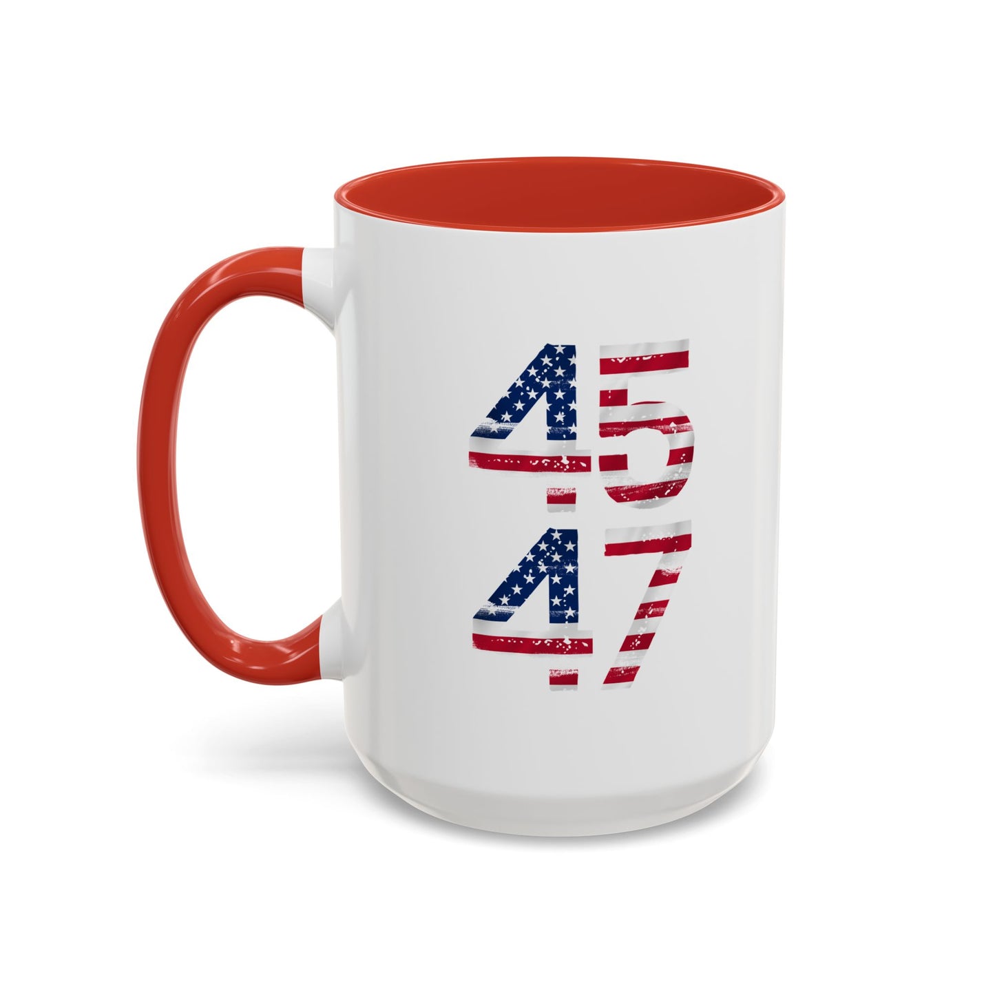 Patriotic Accent Coffee Mug - 4th of July, Memorial Day