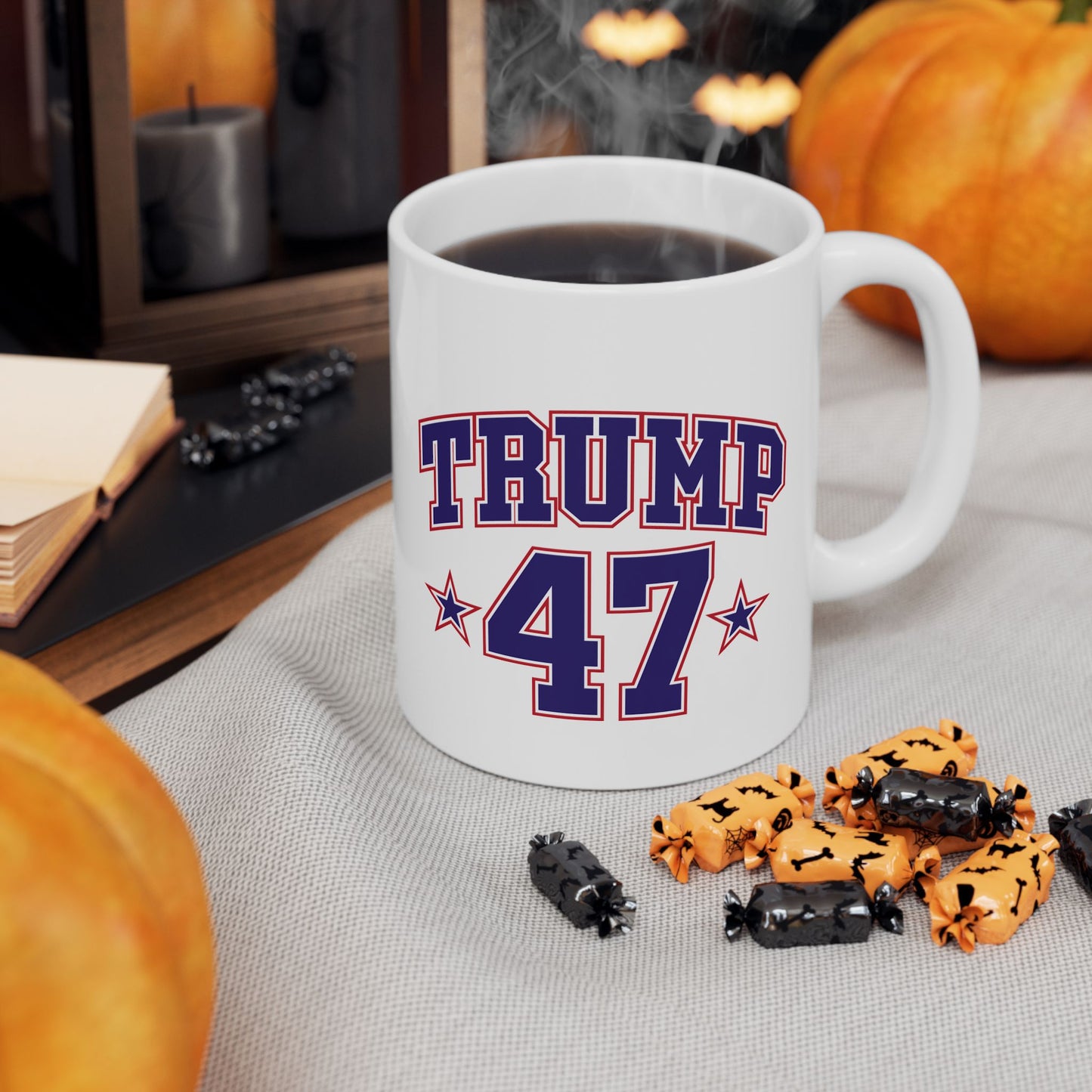 Trump 47 Ceramic Mug -Coffee Cup for Supporters