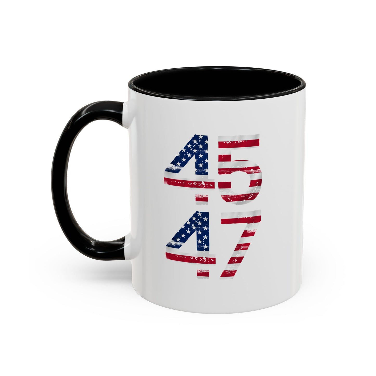 Patriotic Accent Coffee Mug - 4th of July, Memorial Day