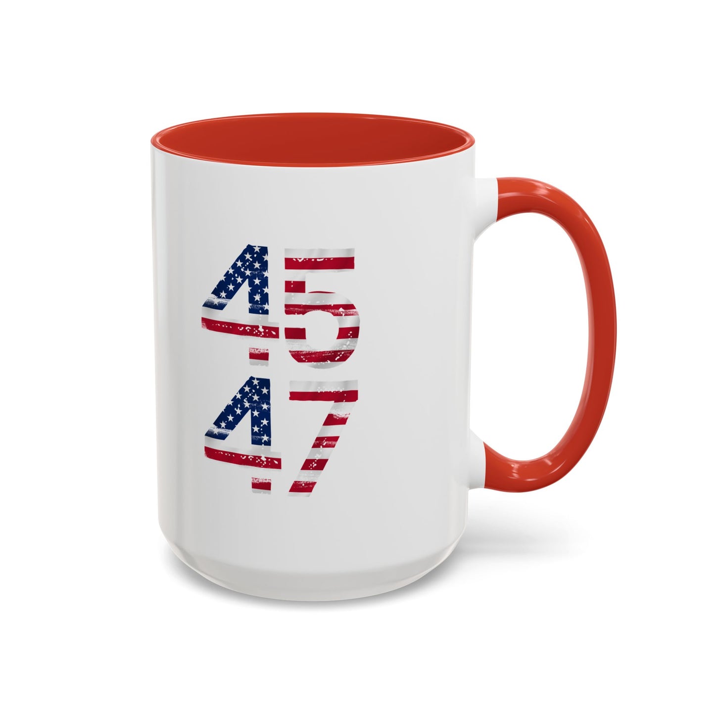 Patriotic Accent Coffee Mug - 4th of July, Memorial Day