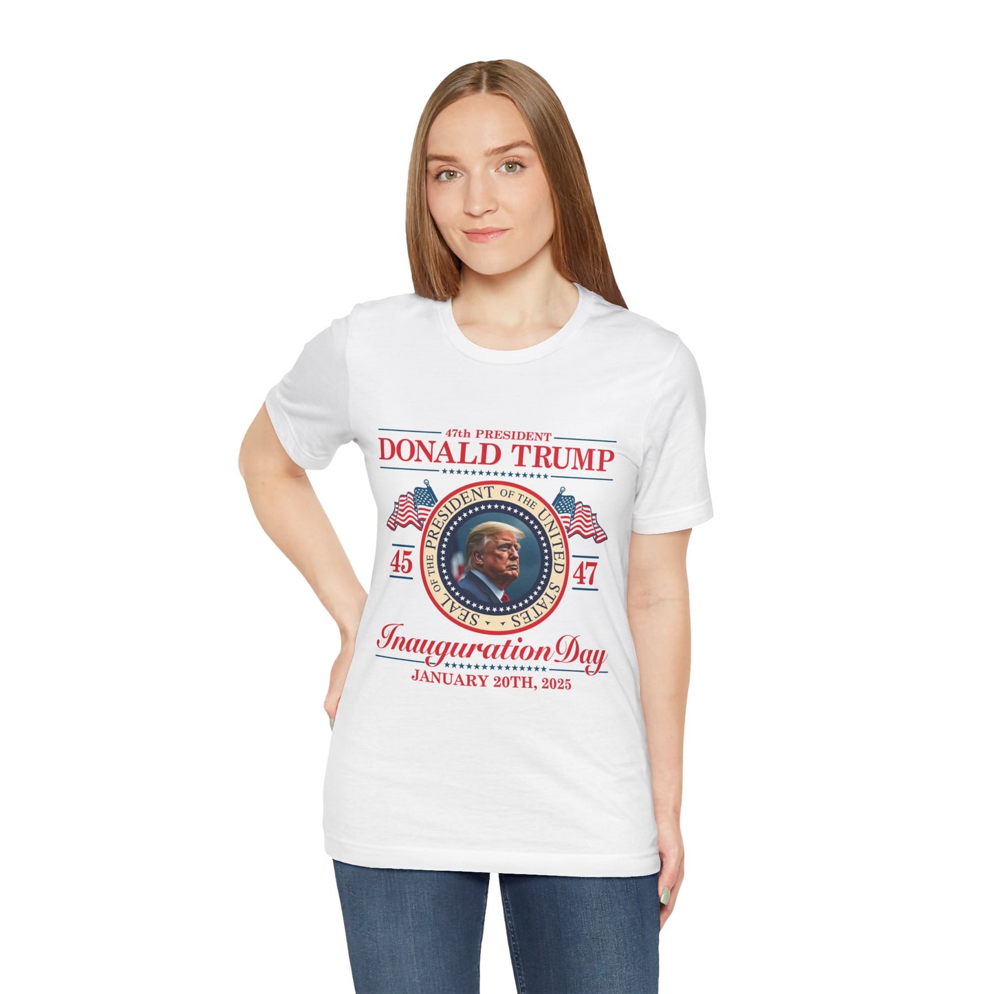 Donald Trump Inauguration Day Unisex Jersey Tee - Celebrate the 47th President