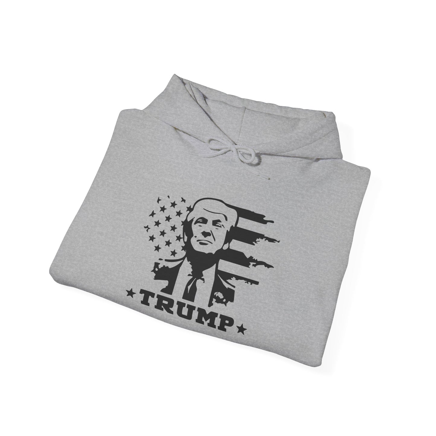 Patriotic Trump Hoodie | Unisex Heavy Blend™ Sweatshirt for Political Enthusiasts