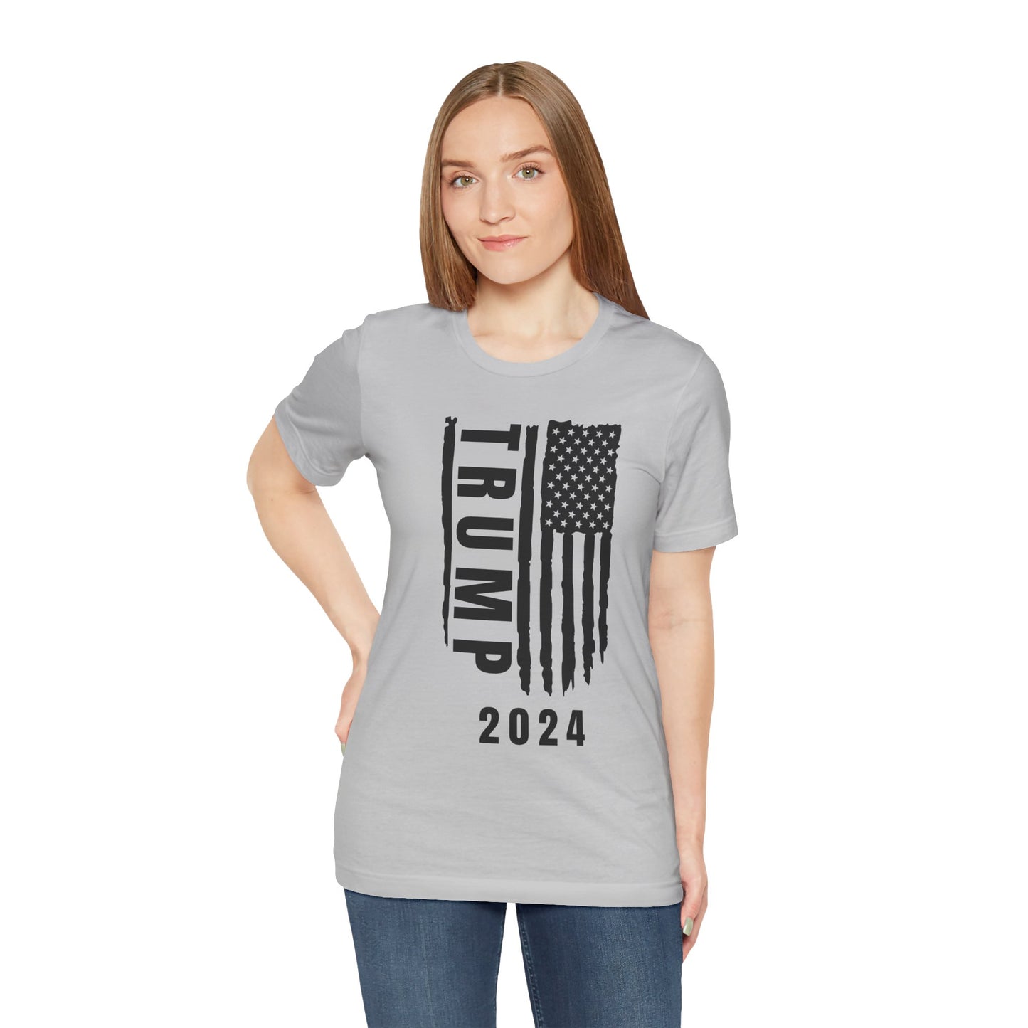 Trump 2024 Patriotic Unisex Jersey Tee