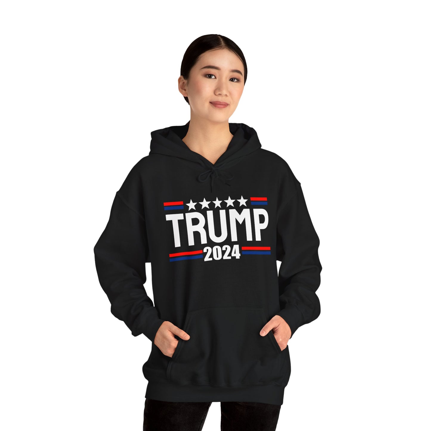 Unisex Trump 2024 Heavy Blend Hoodie - Vote in Style!