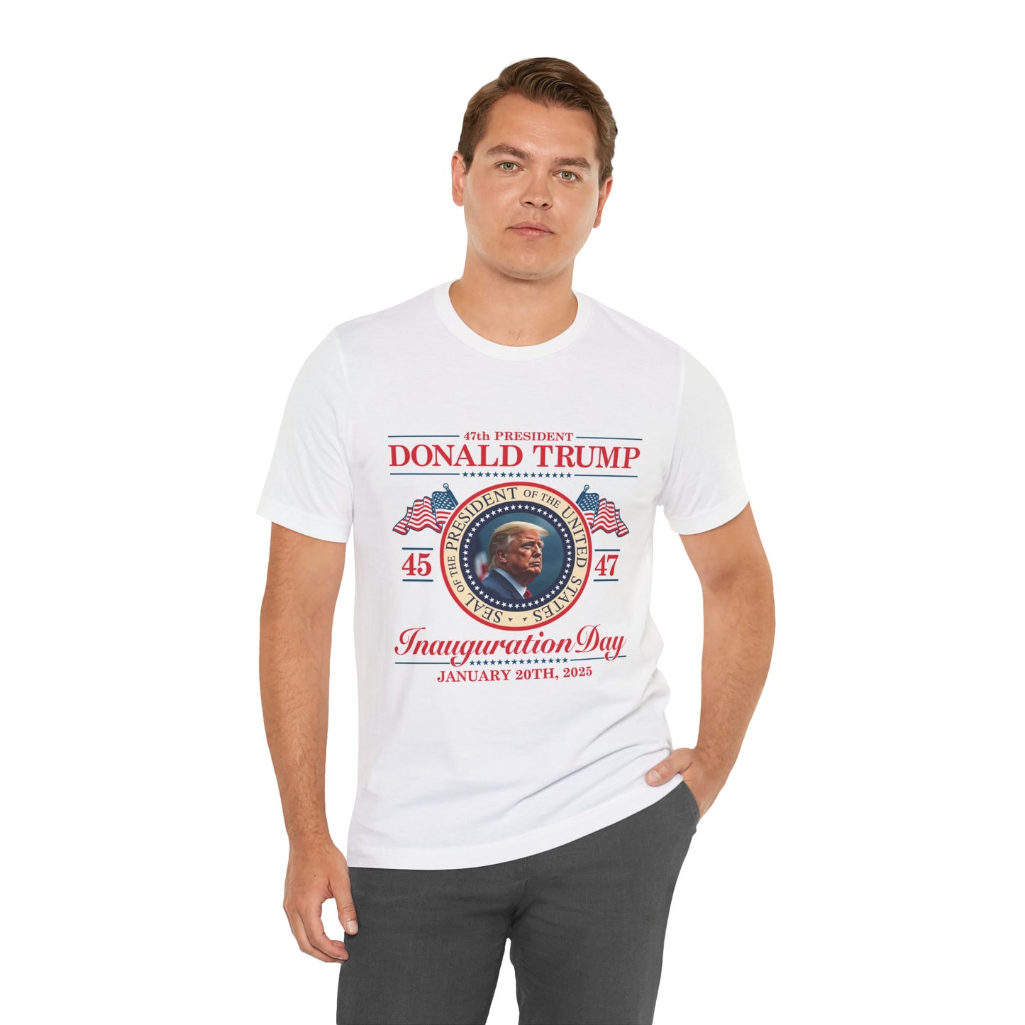 Donald Trump Inauguration Day Unisex Jersey Tee - Celebrate the 47th President