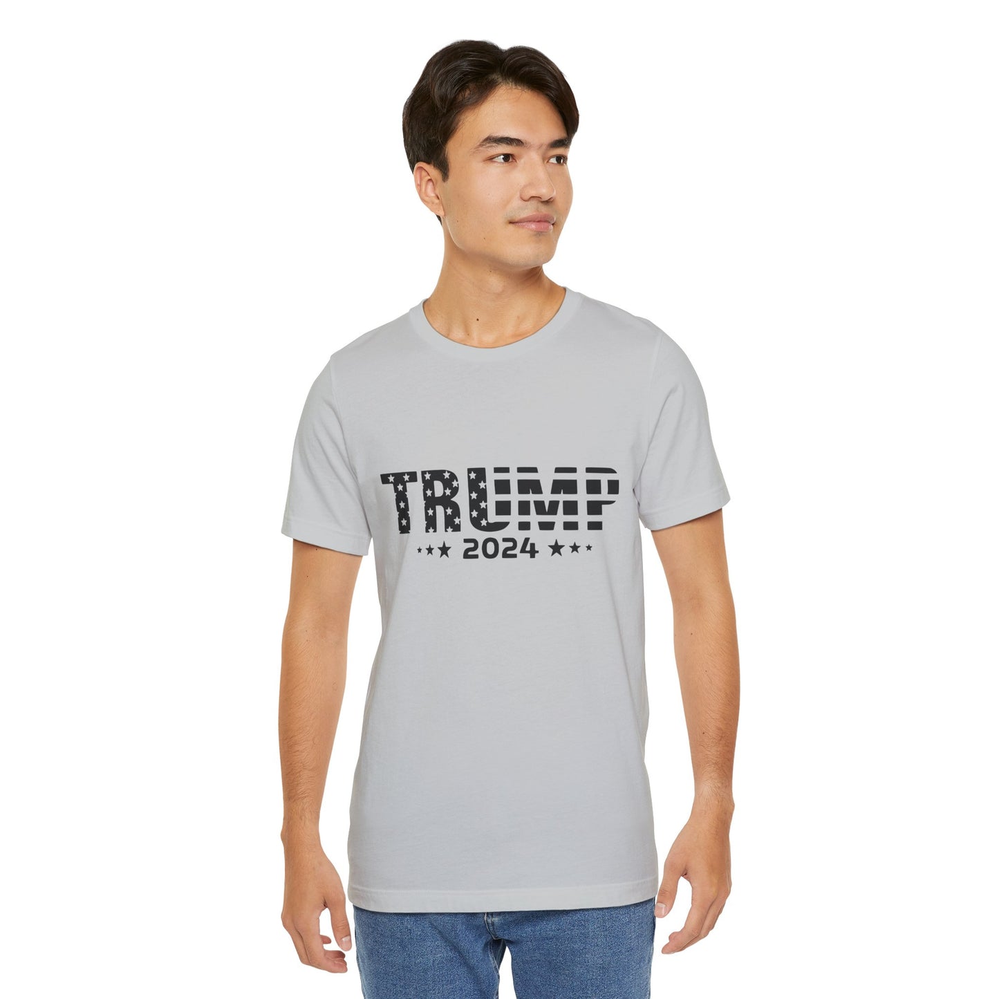 Trump 2024 Unisex Jersey Tee - Patriotic Election Shirt