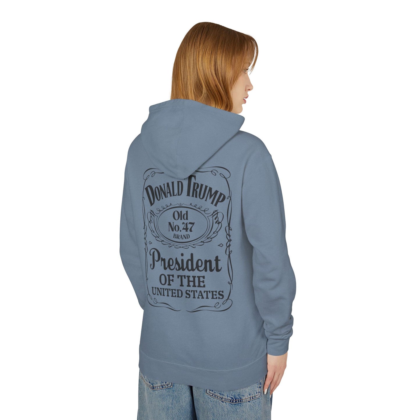 Donald Trump Vintage Unisex Lightweight Hooded Sweatshirt - Presidential Style