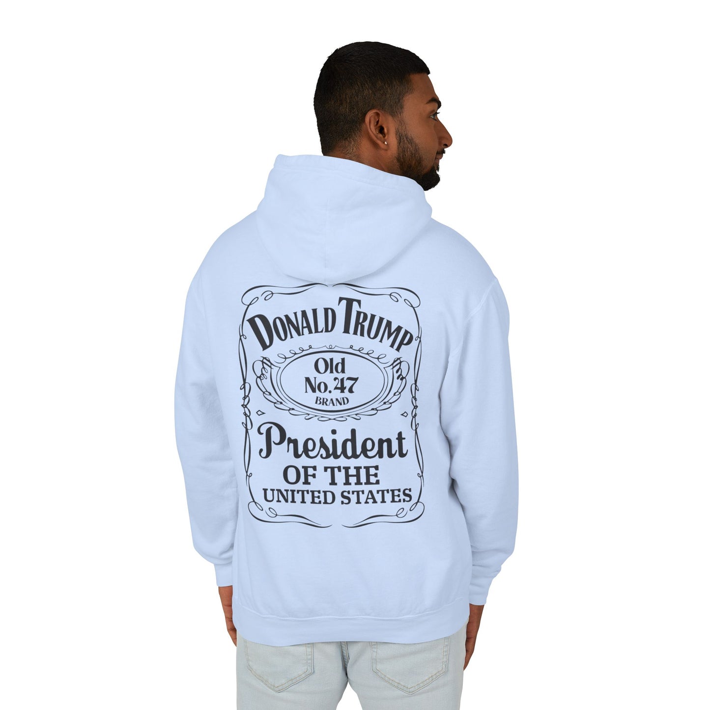 Donald Trump Vintage Unisex Lightweight Hooded Sweatshirt - Presidential Style