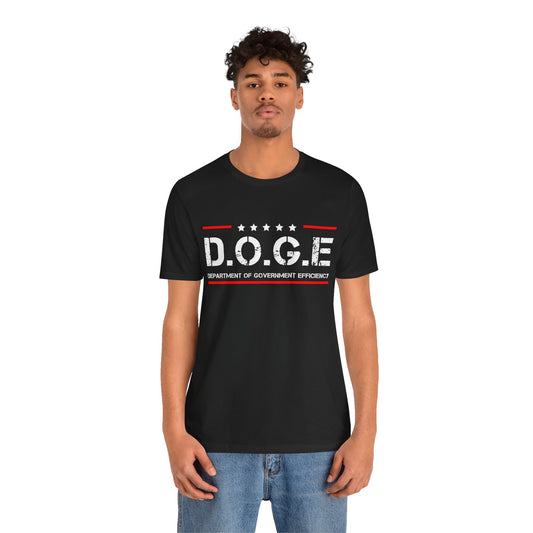 T-Shirt DOGE -Department of Government Efficiency Unisex Jersey Short Sleeve Tee