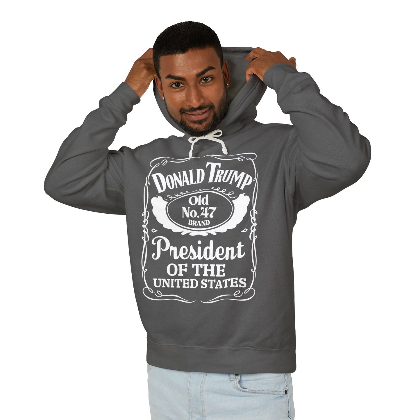 Donald Trump Vintage Unisex Lightweight Hooded Sweatshirt - Presidential Style