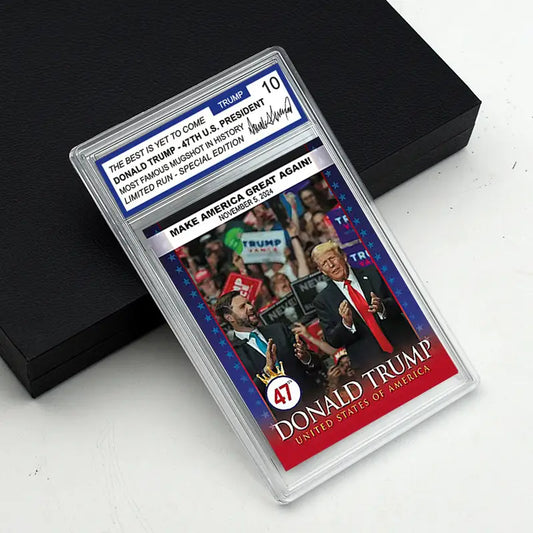 Election Night President Donald Trump Graded Collectible Card Limited Run Case